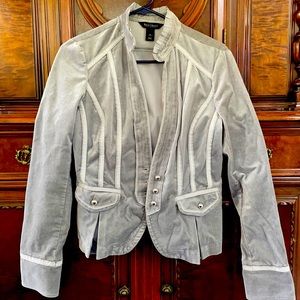 White House Black Market velvet jacket